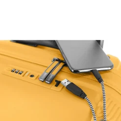 IP1 - 4-Rollen-Kabinentrolley 55 cm S mit USB Port (Sunset yellow)