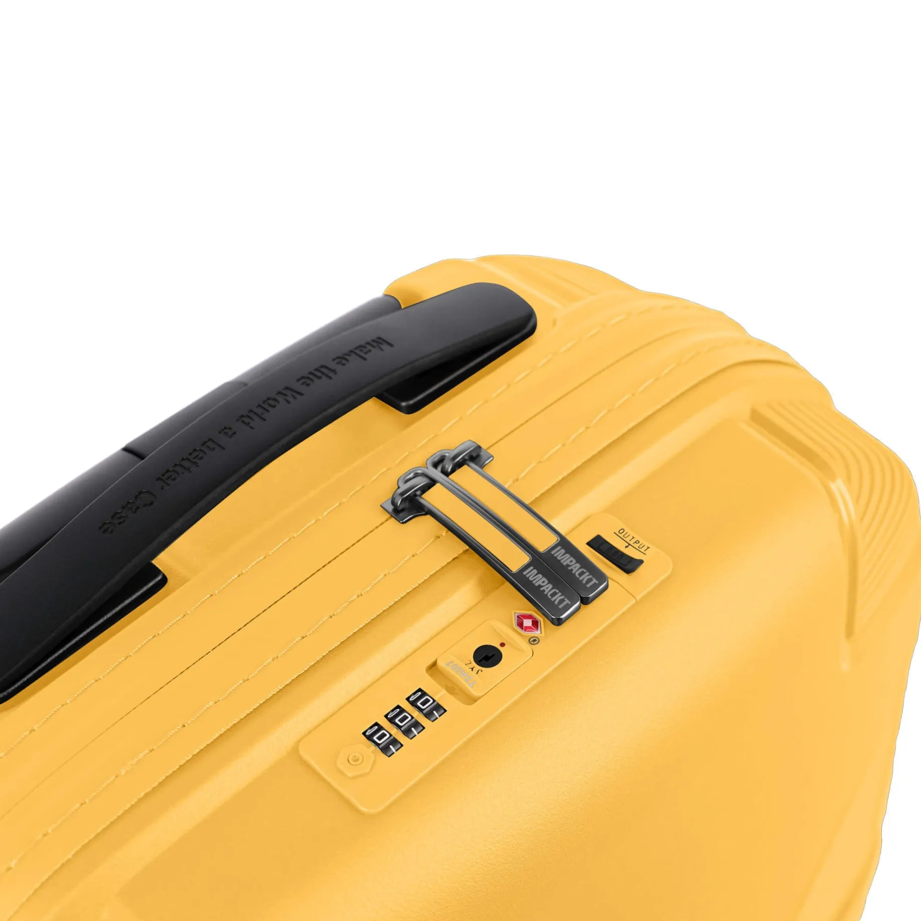 IP1 - 4-Rollen-Kabinentrolley 55 cm S mit USB Port (Sunset yellow)
