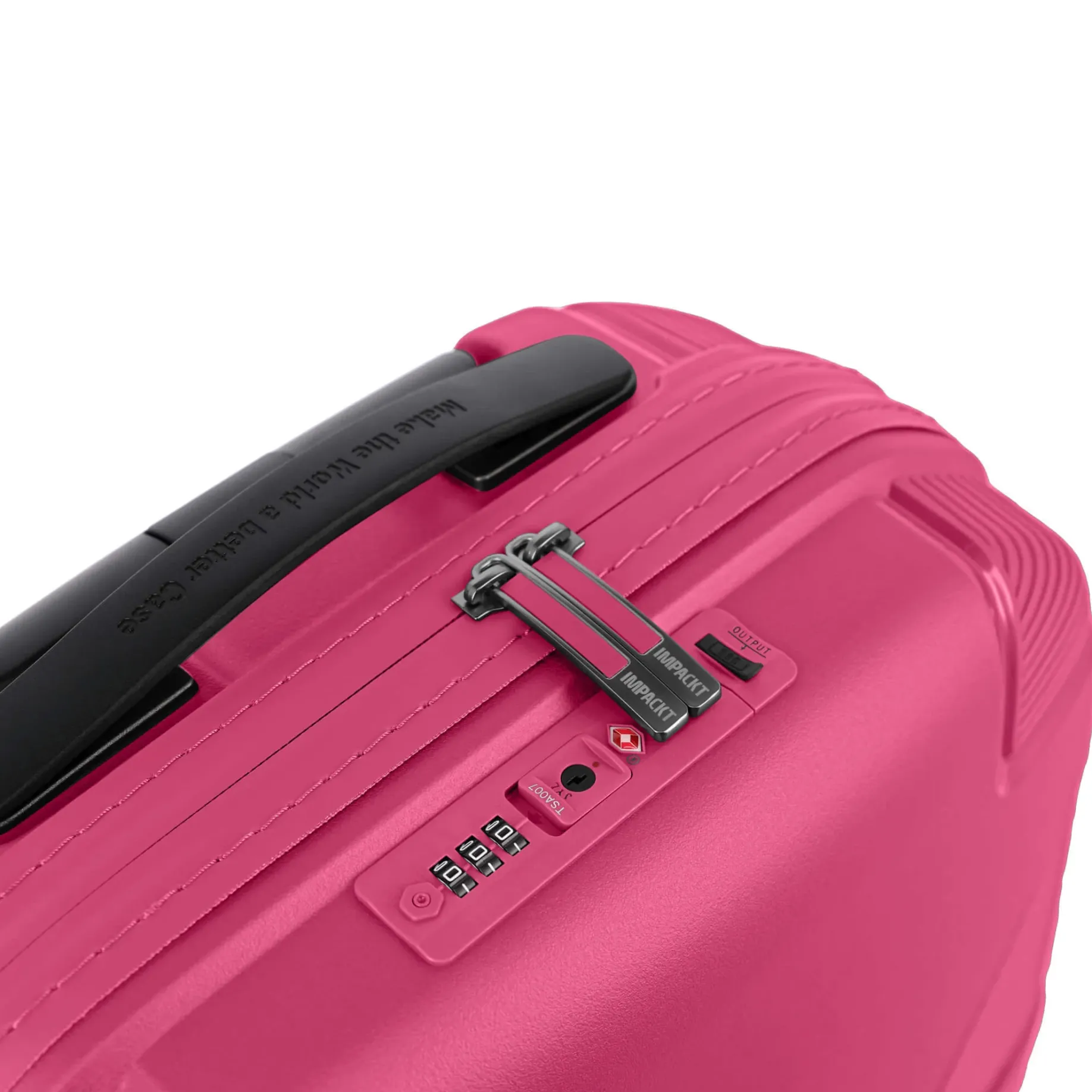 IP1 - 4-Rollen-Kabinentrolley 55 cm S mit USB Port (Flora pink)