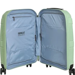 IP1 - 4-Rollen-Kabinentrolley 55 cm S mit USB Port (Spring green)