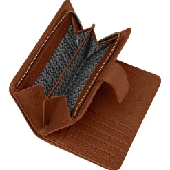 Ivy - Geldbörse 2cc 10.5 cm RFID (dark cognac)
