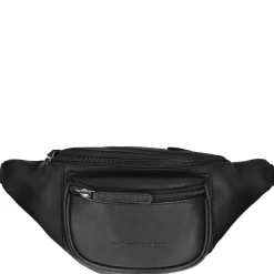 Jack - Gürteltasche Leder 23 cm (black)