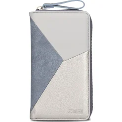 Jana J2 - Geldbörse 12cc 20 cm (nubuk-sky)