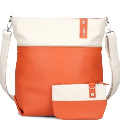 Jana J12 - Schultertasche 33 cm (papaya)