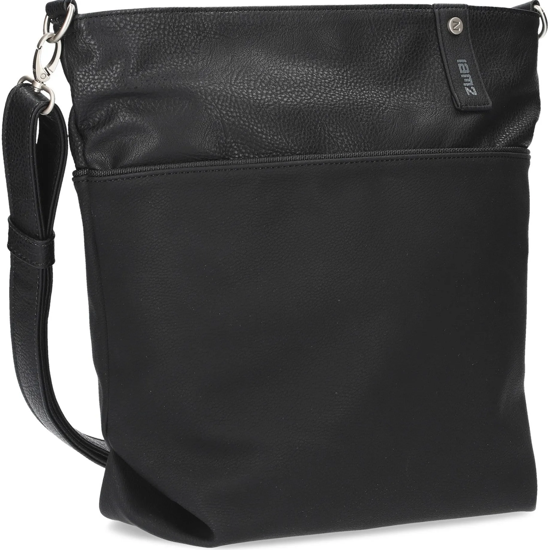 Jana J12 - Schultertasche 33 cm (nubuk-black)