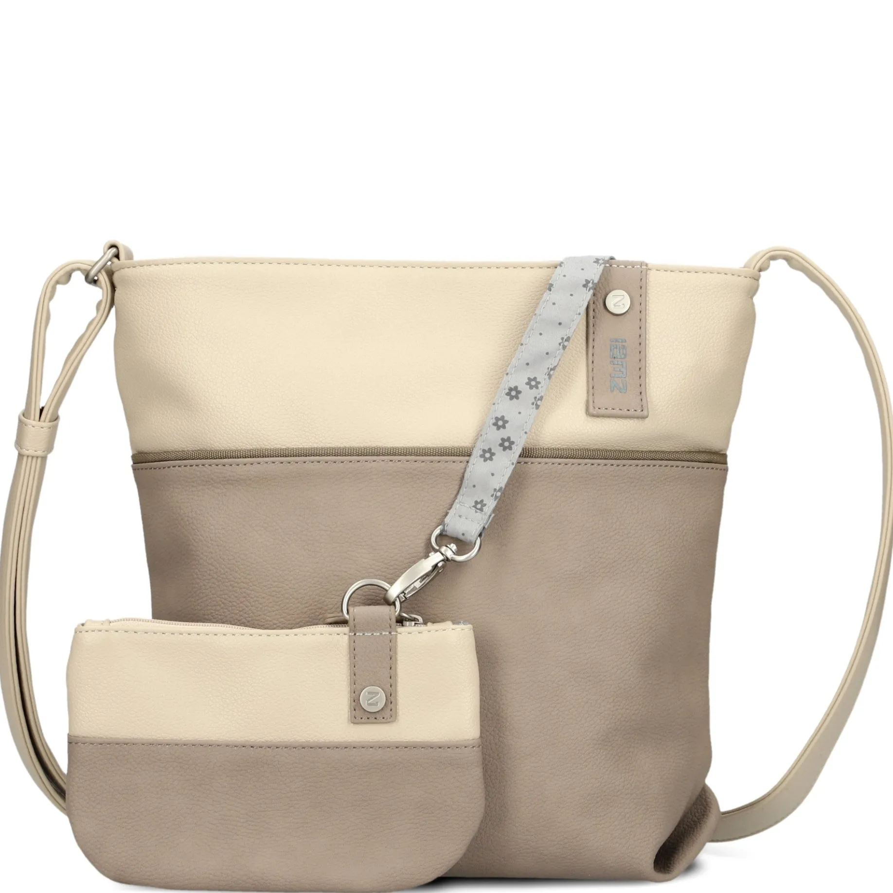 Jana J10 - Schultertasche 29 cm (nubuk-cappuccino)