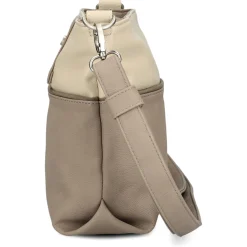 Jana J8 - Schultertasche 27 cm (nubuk-cappuccino)