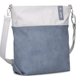 Jana J12 - Schultertasche 33 cm (nubuk-sky)