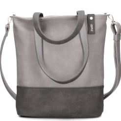 Jana J145 - Schultertasche 37 cm (nubuk-stone)