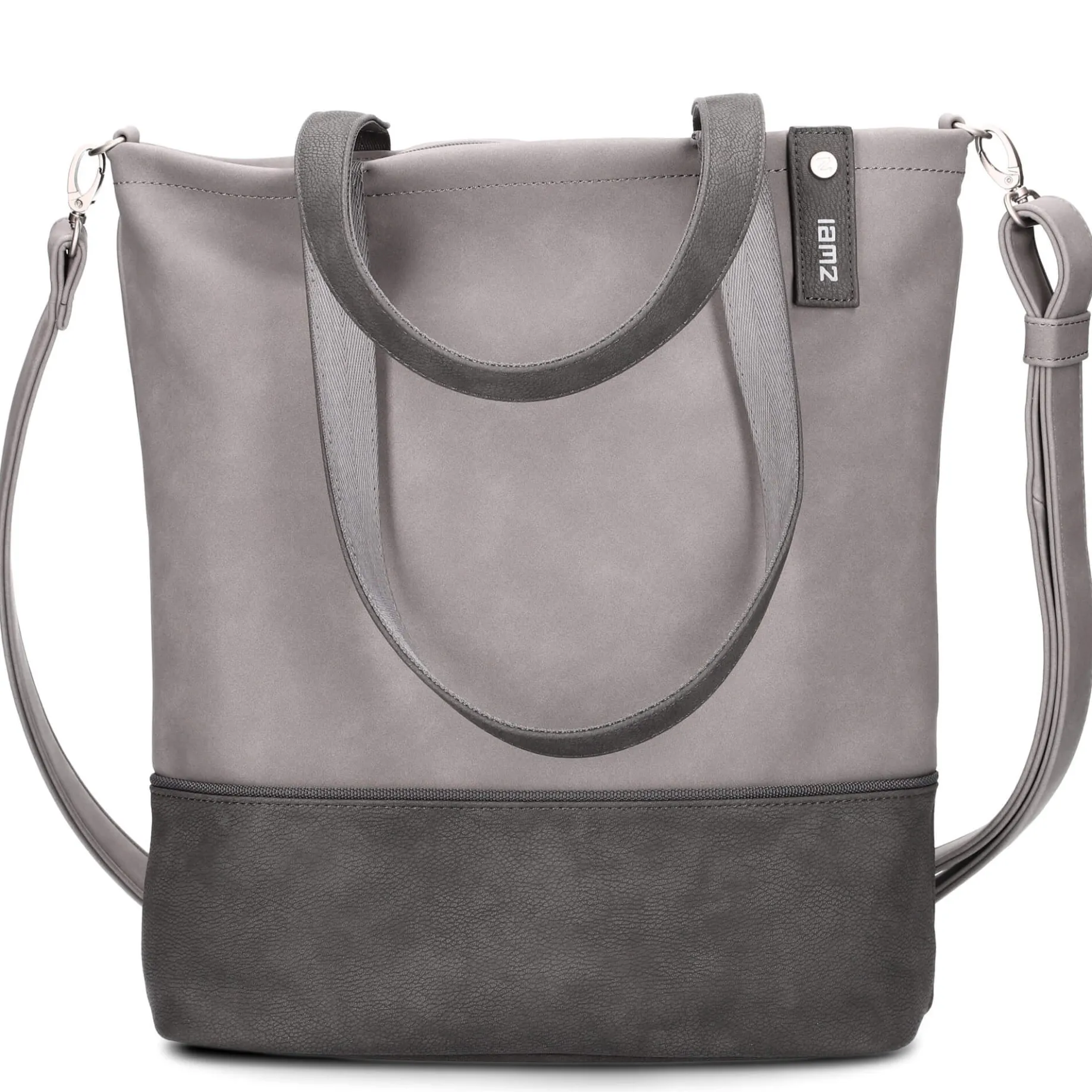 Jana J145 - Schultertasche 37 cm (nubuk-stone)