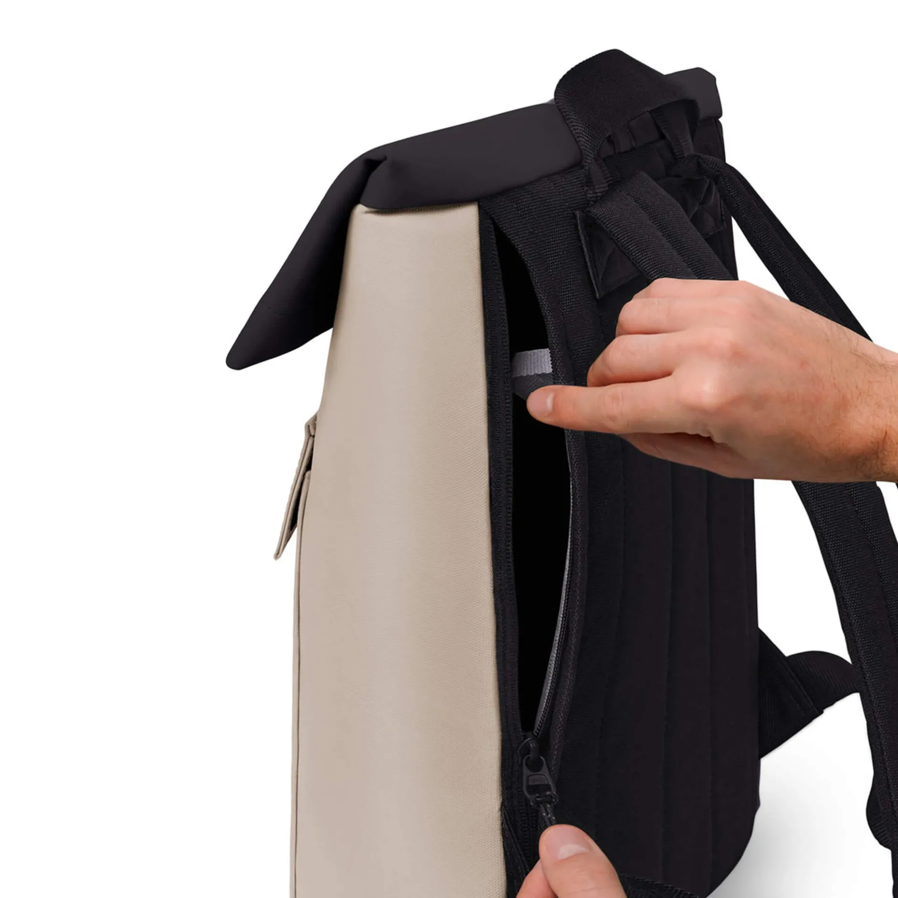 Jannik Medium Aloe - Rucksack 45 cm (sand-black)