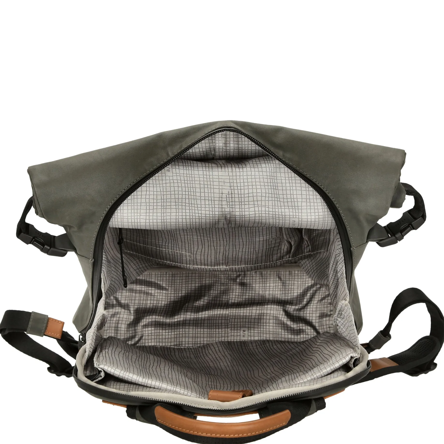 Japan Fukui Rolltop - Rucksack 15" 42.5 cm (gravity grey)