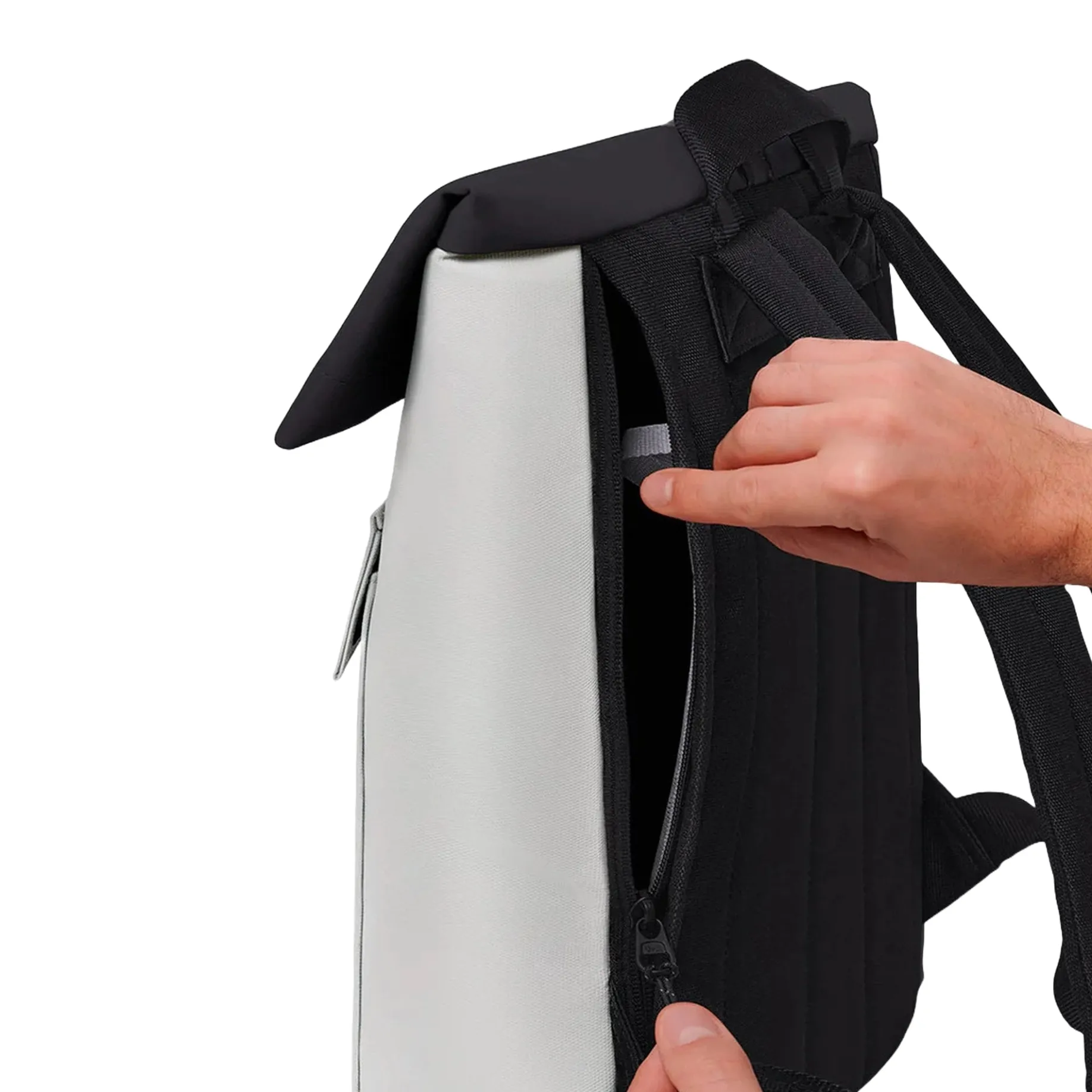 Jasper Mini Aloe Rolltop - Rucksack 16'' 42 cm (light grey)