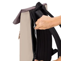 Jasper Mini Lotus Rolltop - Rucksack 16'' 42 cm (nude - light apricot)