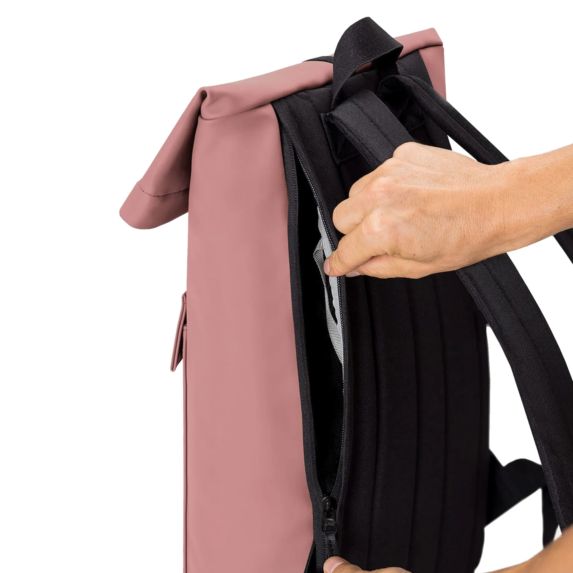 Jasper Mini Lotus Rolltop - Rucksack 16'' 42 cm (dark rose)