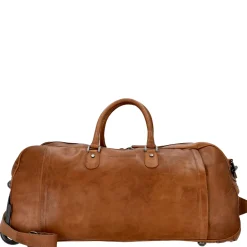 Jayven - Rollenreisetasche Leder 60 cm (cognac)