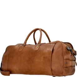 Jayven - Rollenreisetasche Leder 60 cm (cognac)
