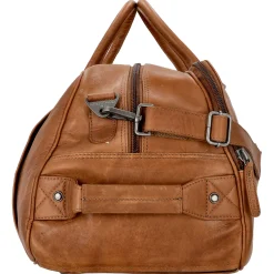 Jayven - Rollenreisetasche Leder 60 cm (cognac)