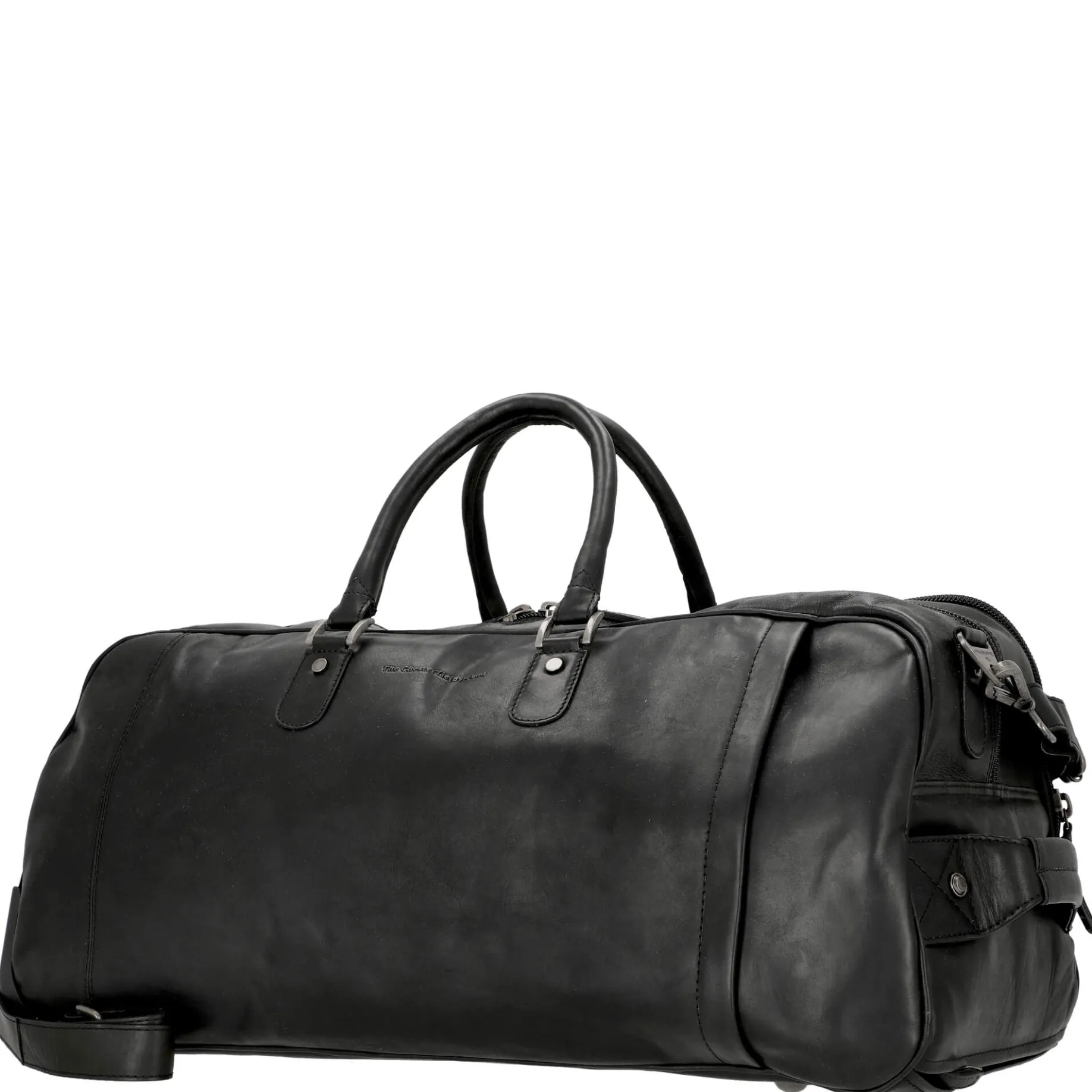 Jayven - Rollenreisetasche Leder 60 cm (black)
