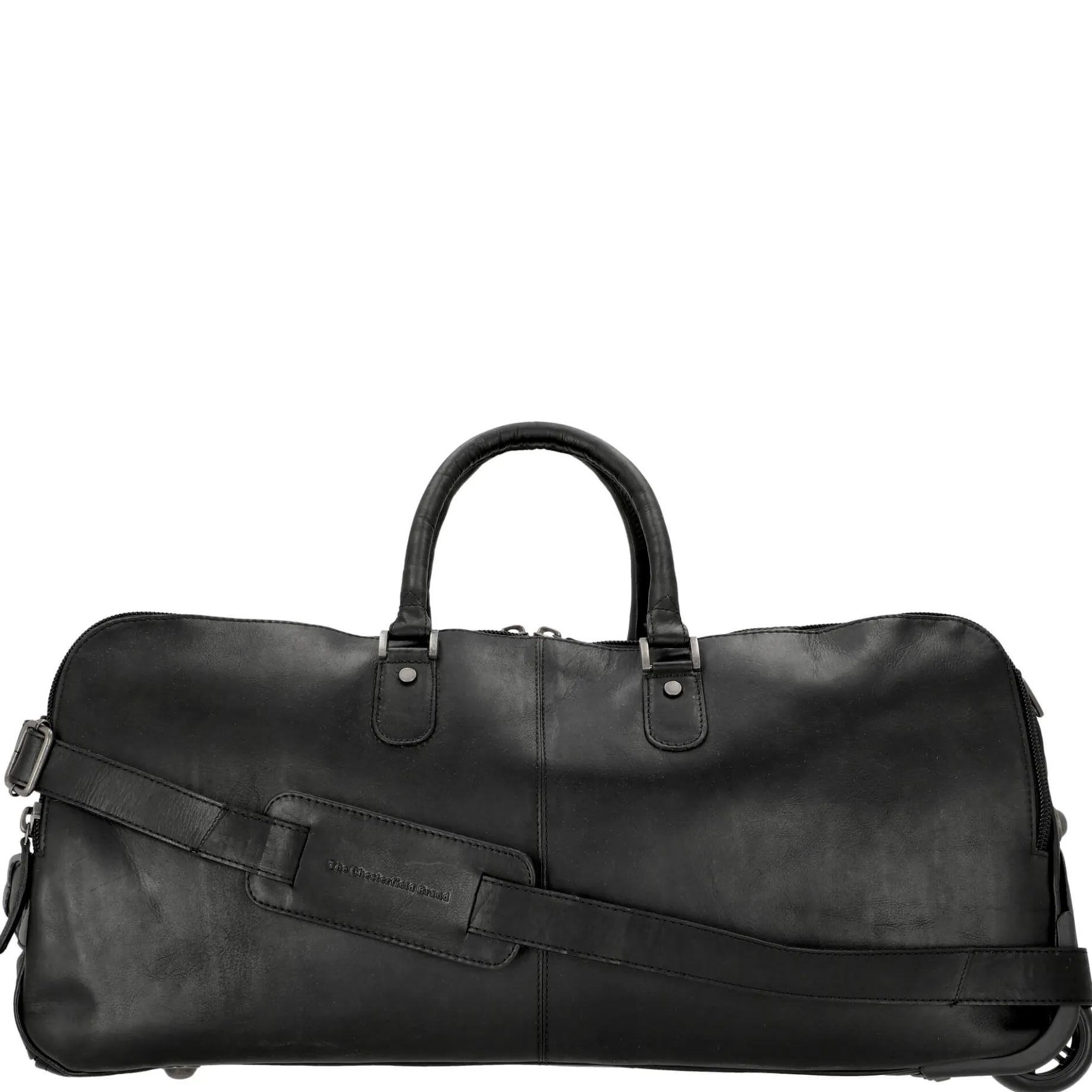 Jayven - Rollenreisetasche Leder 60 cm (black)