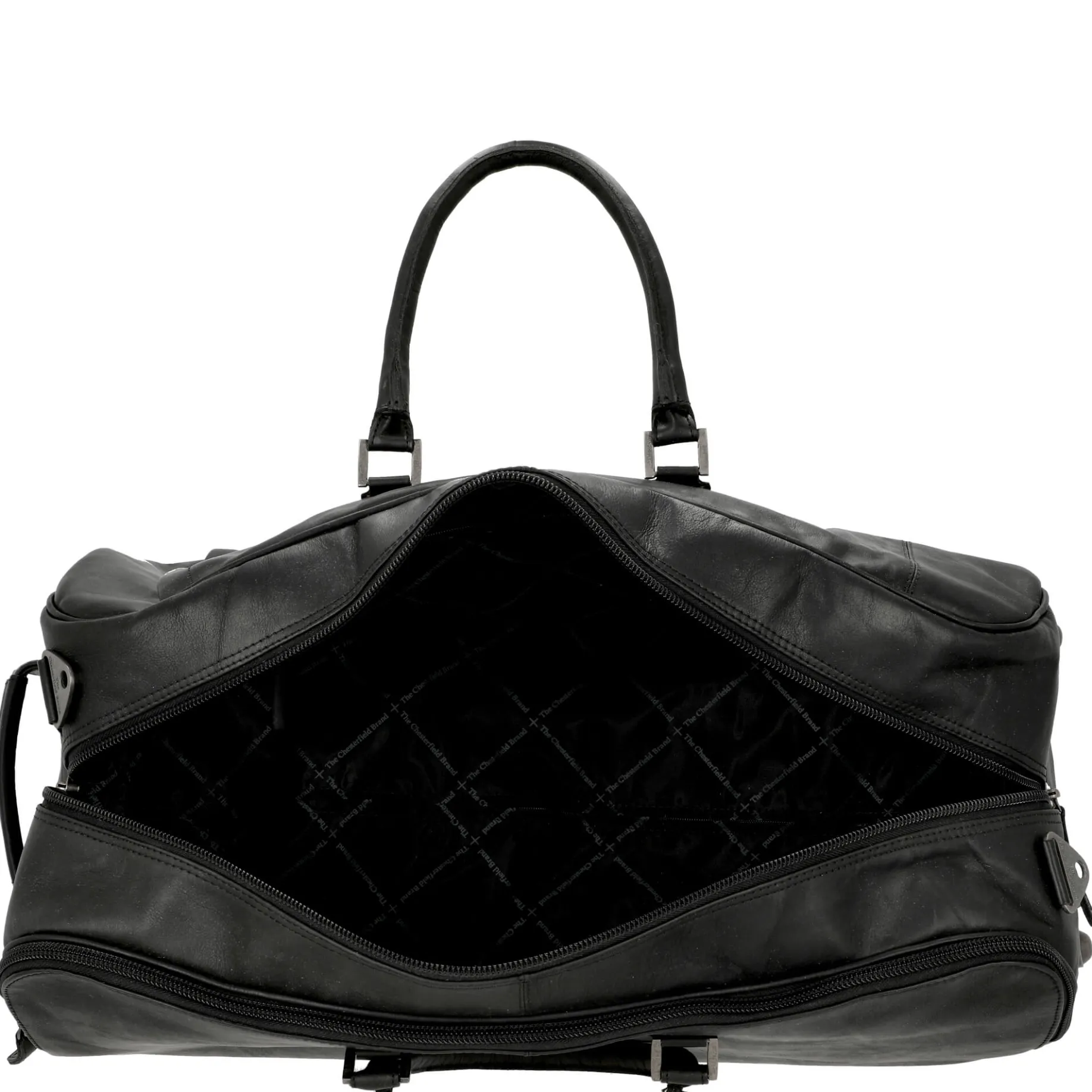 Jayven - Rollenreisetasche Leder 60 cm (black)