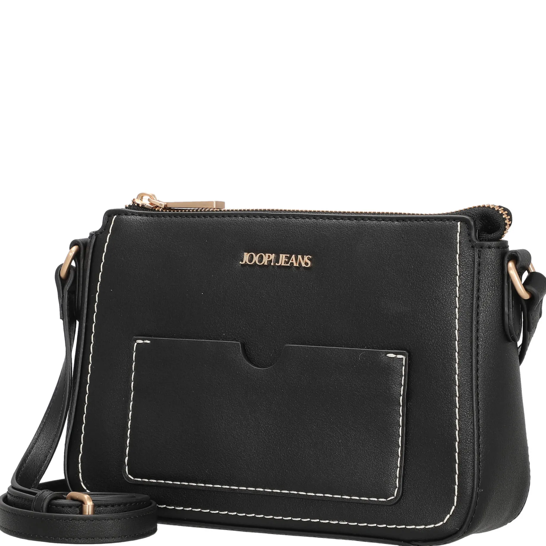 Jeans Women Solido Jasmina - Schultertasche S 24 cm (black)