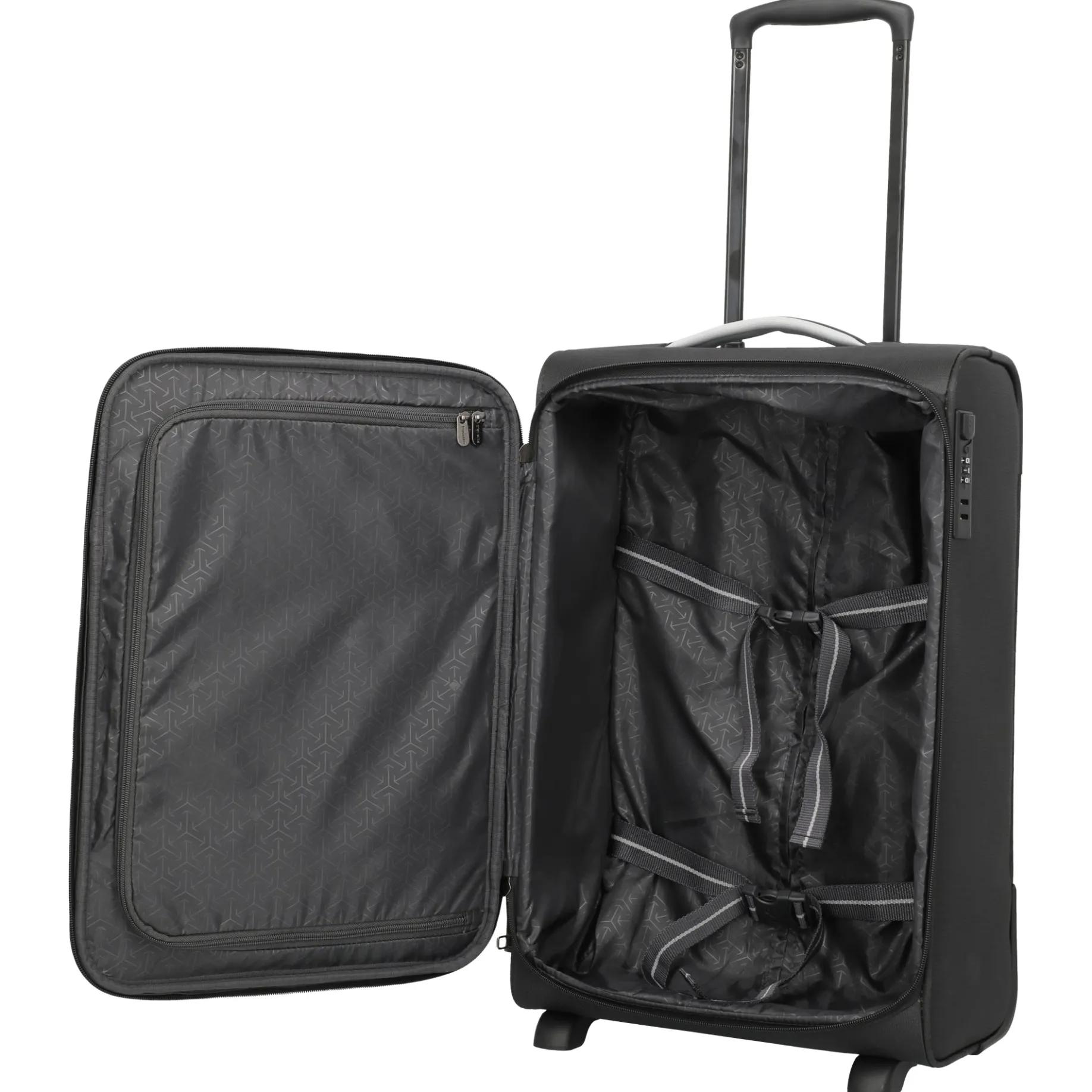 Jetpack Slim - 2-Rollen-Trolley S 55 cm (schwarz)