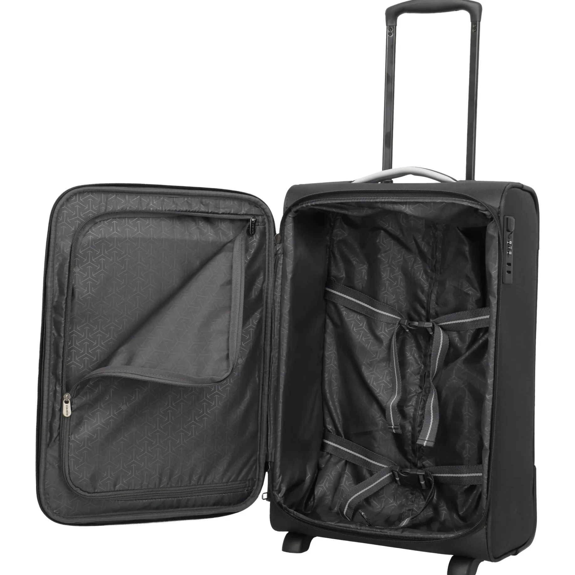 Jetpack Slim - 2-Rollen-Trolley S 55 cm (schwarz)