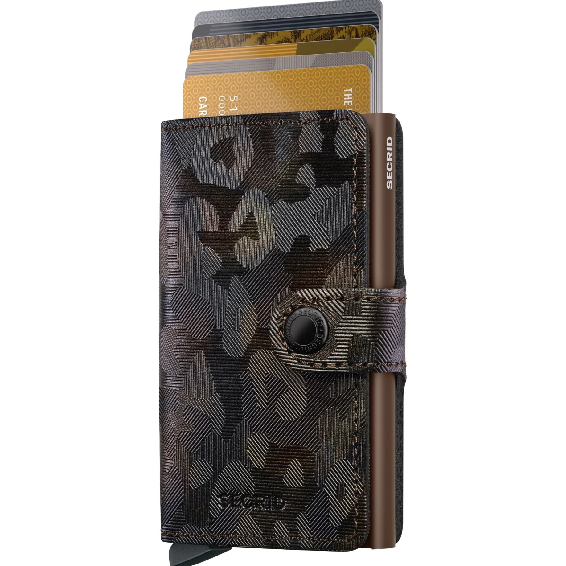 Jungle Miniwallet - Geldbörse RFID 6.5 cm (jungle brown)