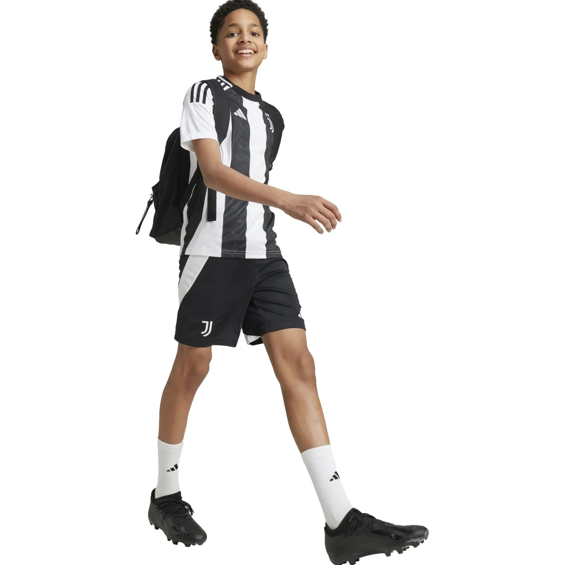 Juventus Turin Fußball - Jr. Heimtrikot 24/25 (white/black, 176)