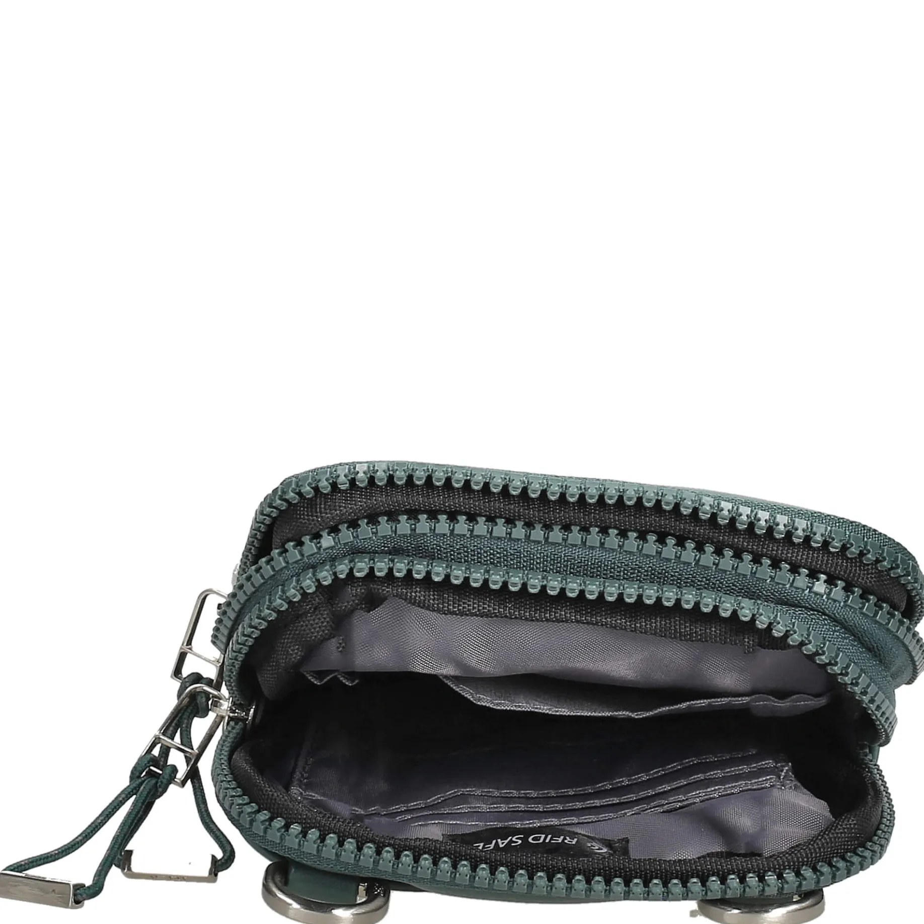 Kaarina - Umhängetasche 16 cm RFID (bottlegreen)
