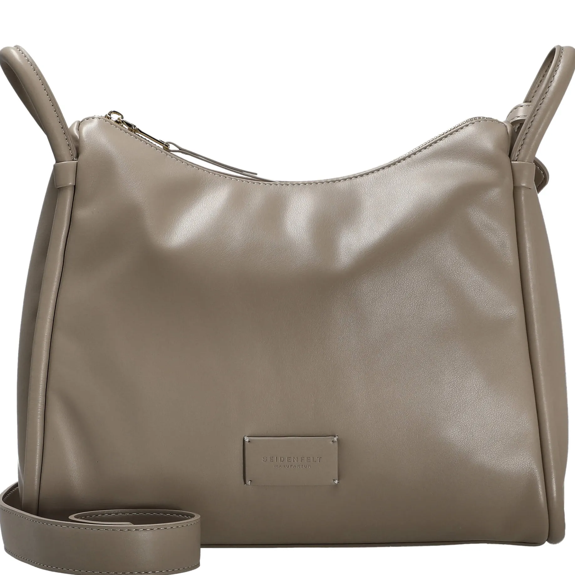 Kaavi - Umhängetasche 30 cm (smooth taupe/gold)
