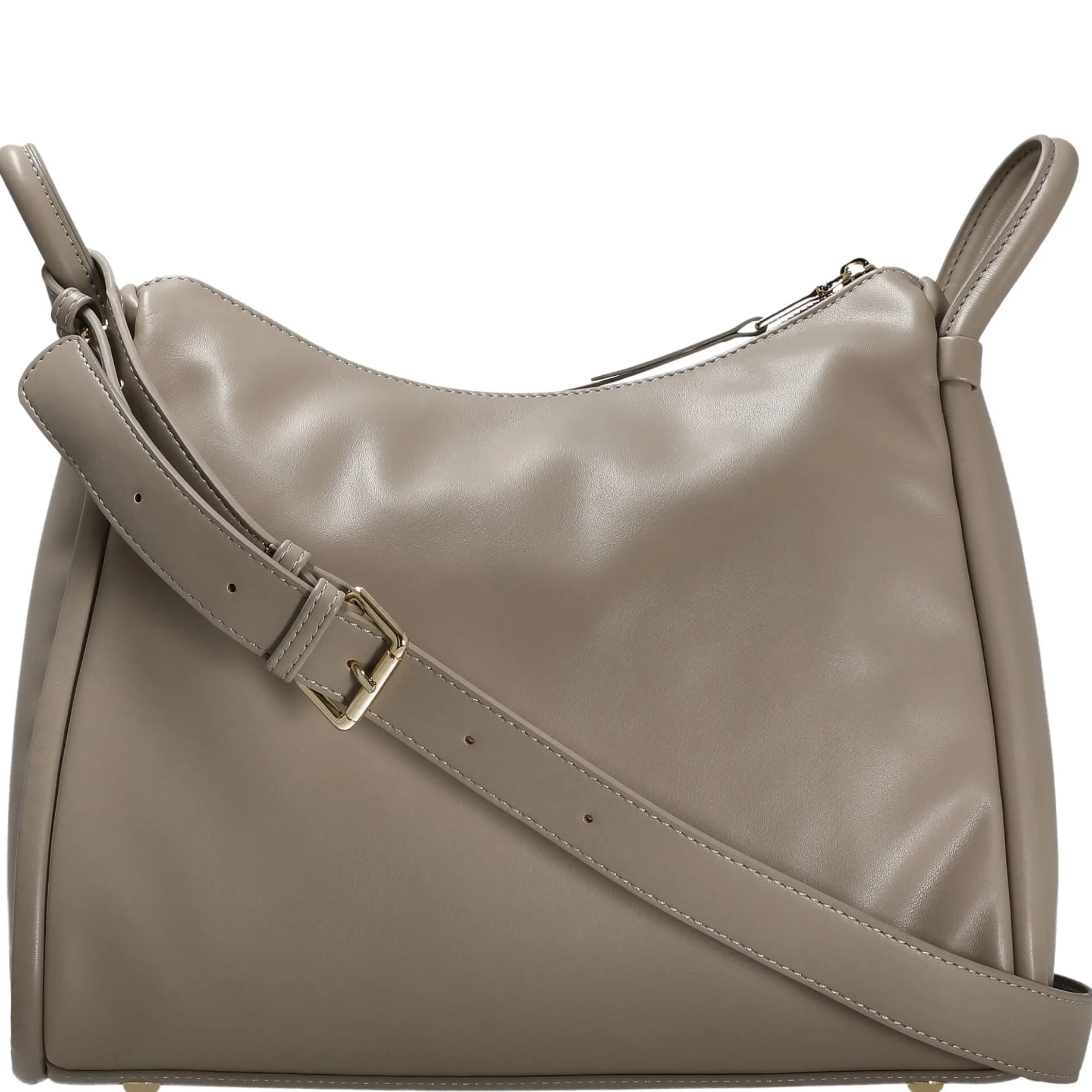 Kaavi - Umhängetasche 30 cm (smooth taupe/gold)