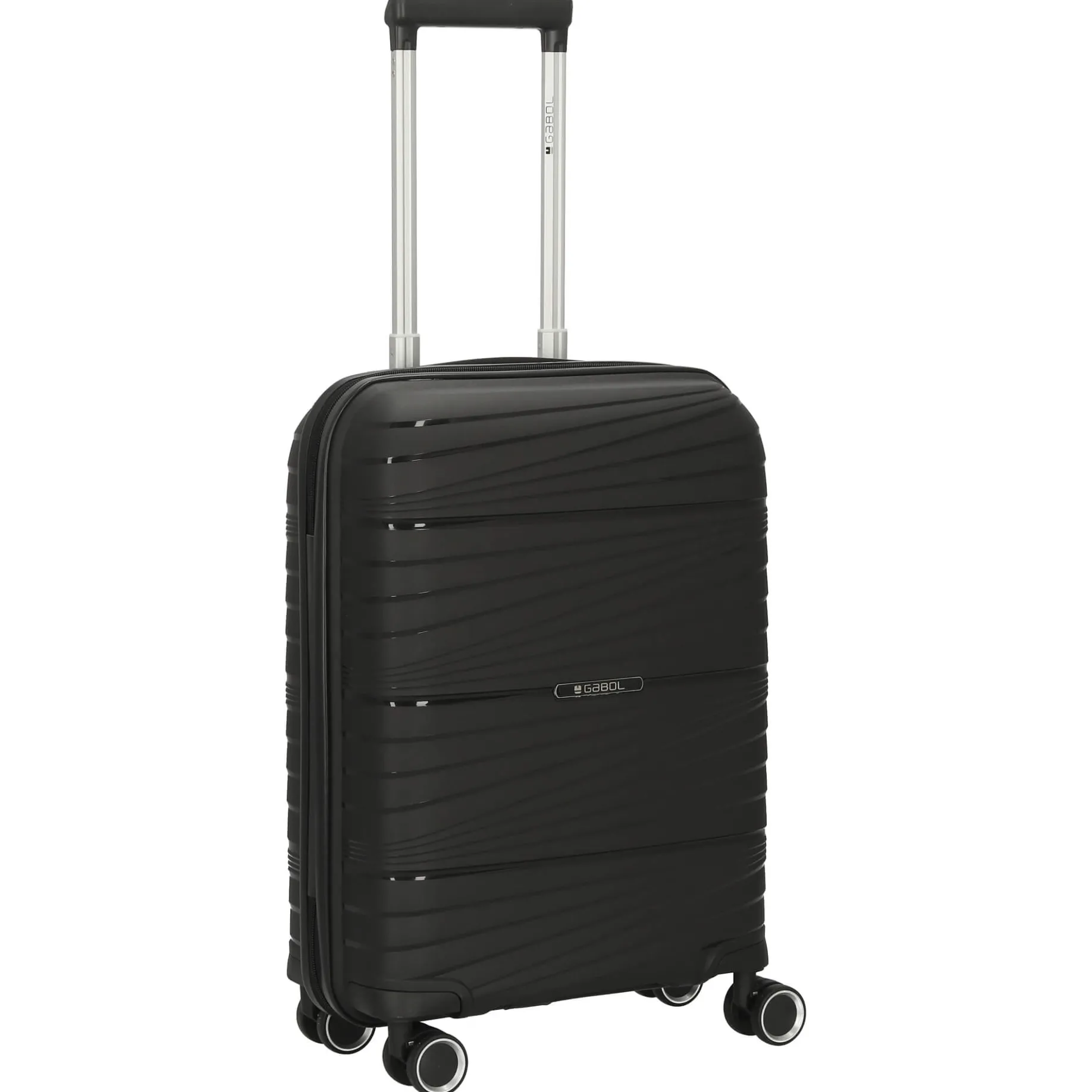 Kiba - 4-Rollen-Kabinentrolley 54 cm (black)