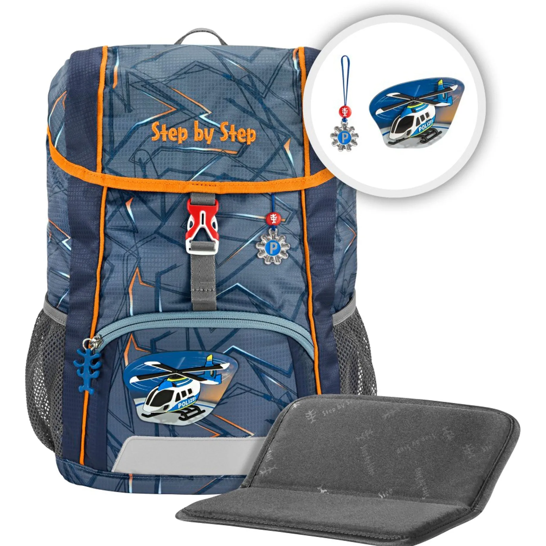 KID - Rucksack-Set 3tlg. 35 cm (Helicopter Sam)