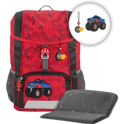 KID - Rucksack-Set 3tlg. 35 cm (Monster Truck Rocky)
