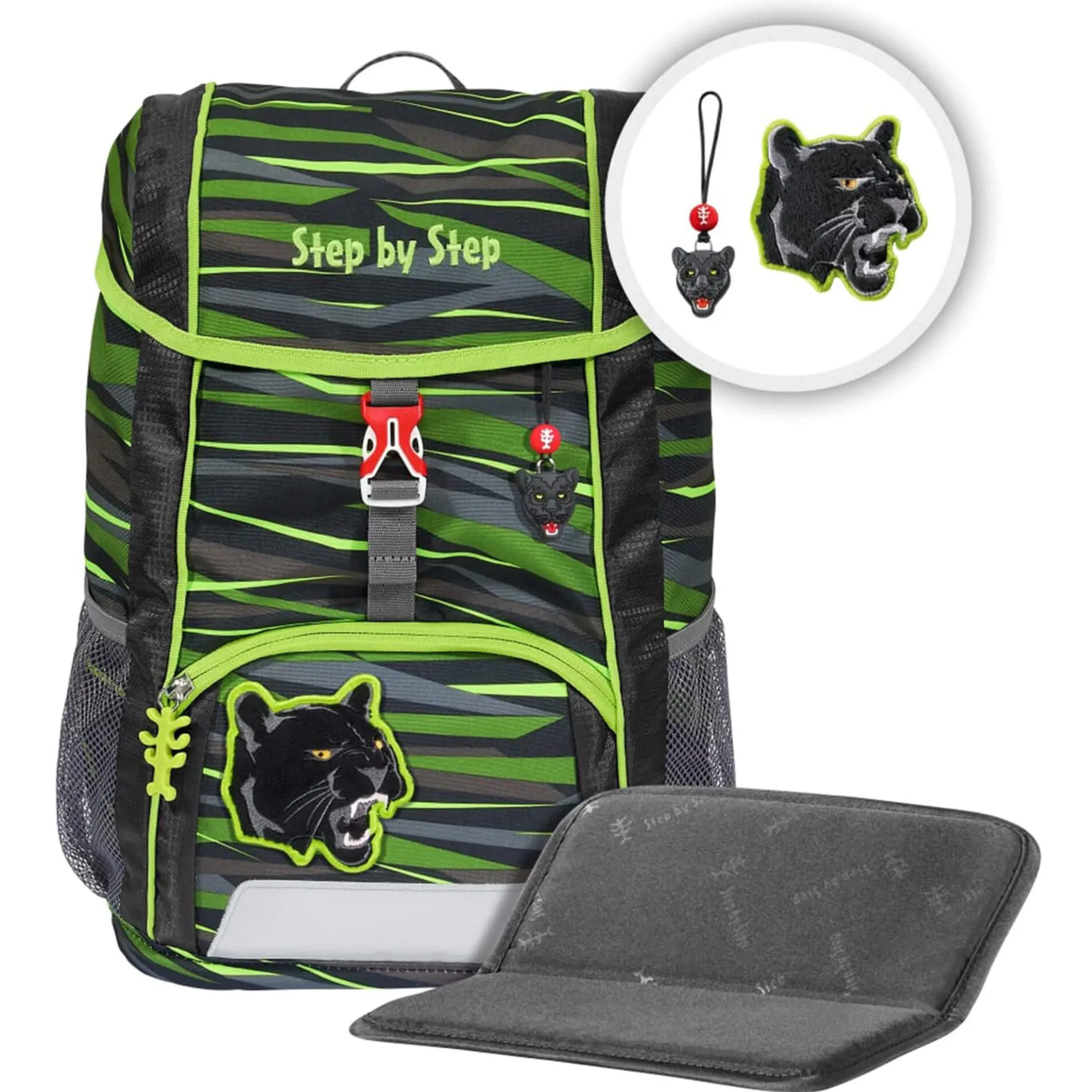 KID - Rucksack-Set 3tlg. 35 cm (Wild Cat Chiko)