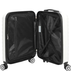 Kingston - 4-Rollen-Kabinentrolley 55 cm (weiÃŸ)