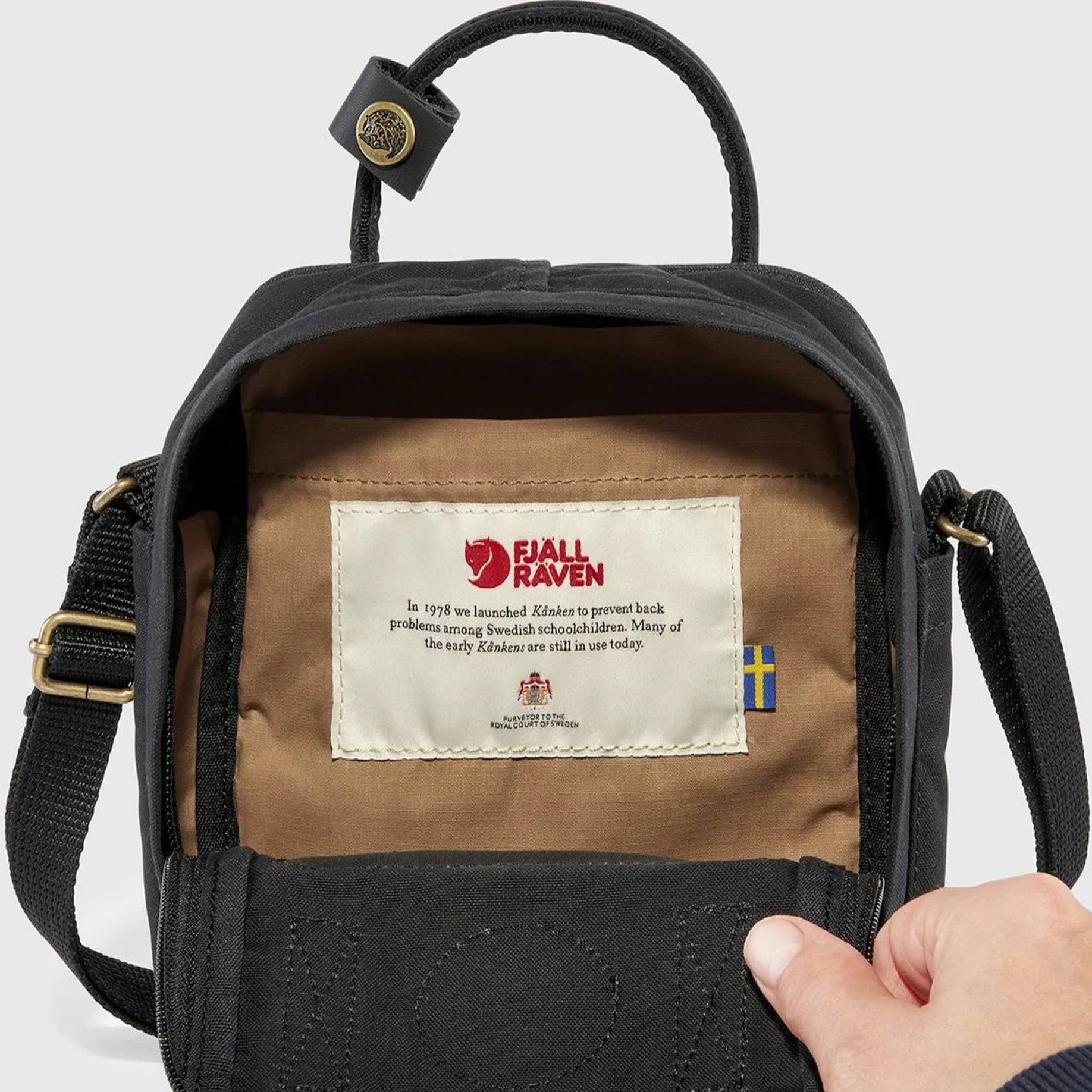 Kånken No. 2 Sling - Umhängetasche 20 cm (Black Edition) (black)