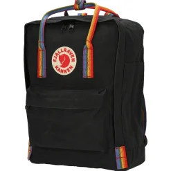 Kånken Rainbow - Rucksack 38 cm (black-rainbow pattern)