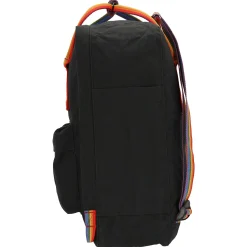 Kånken Rainbow - Rucksack 38 cm (black-rainbow pattern)