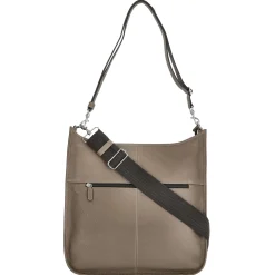 Kronberg - Schultertasche 40 cm Rindleder (hazel)