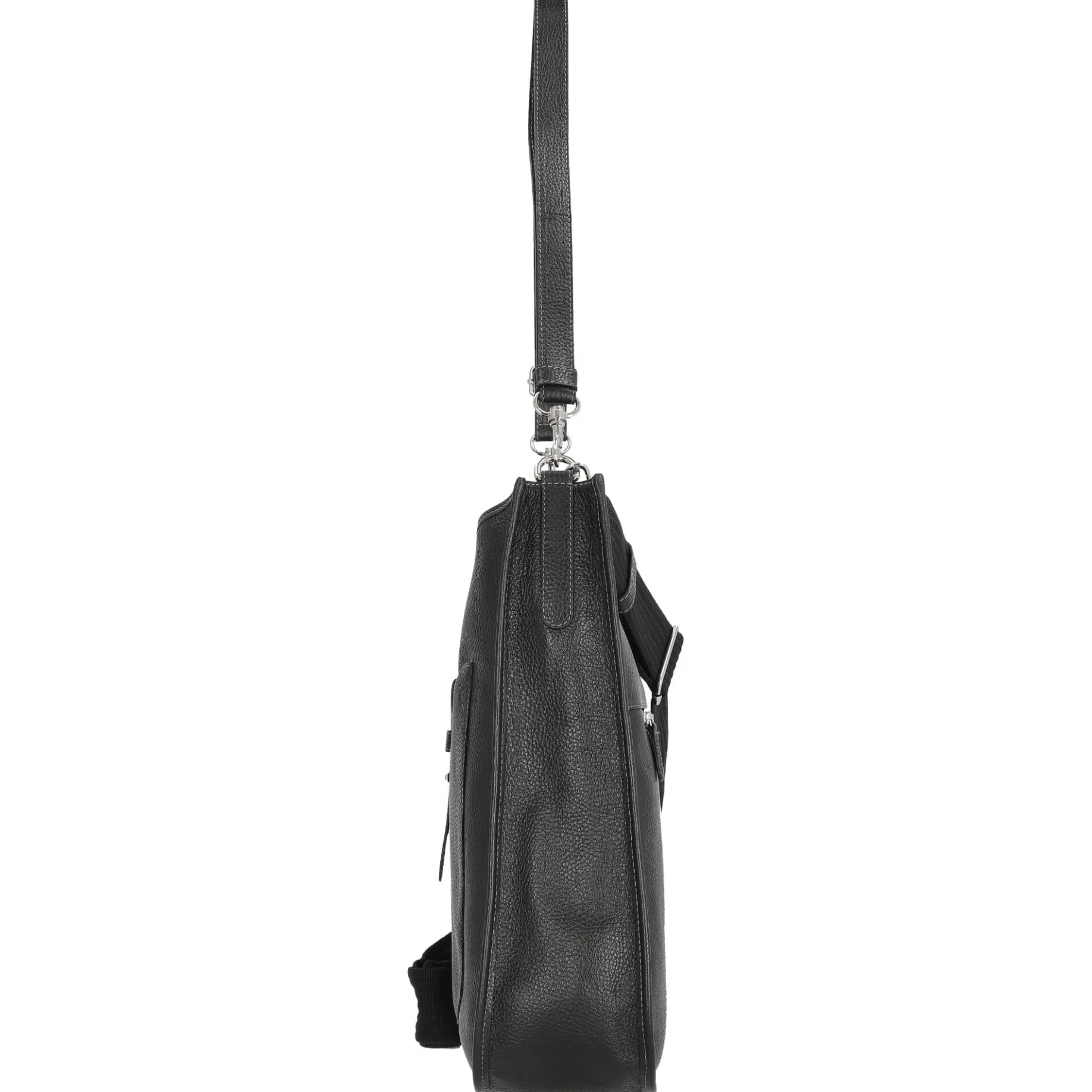 Kronberg - Schultertasche 40 cm Rindleder (black)