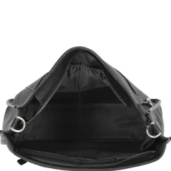 Kronberg - Schultertasche 40 cm Rindleder (black)