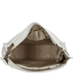 Kronberg - Schultertasche 40 cm Rindleder (white lily)