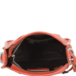 Kronberg - Umhängetasche 19 cm Rindsleder (brick)