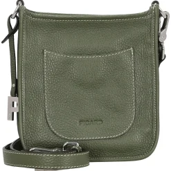 Kronberg - Umhängetasche 19 cm Rindsleder (pesto)