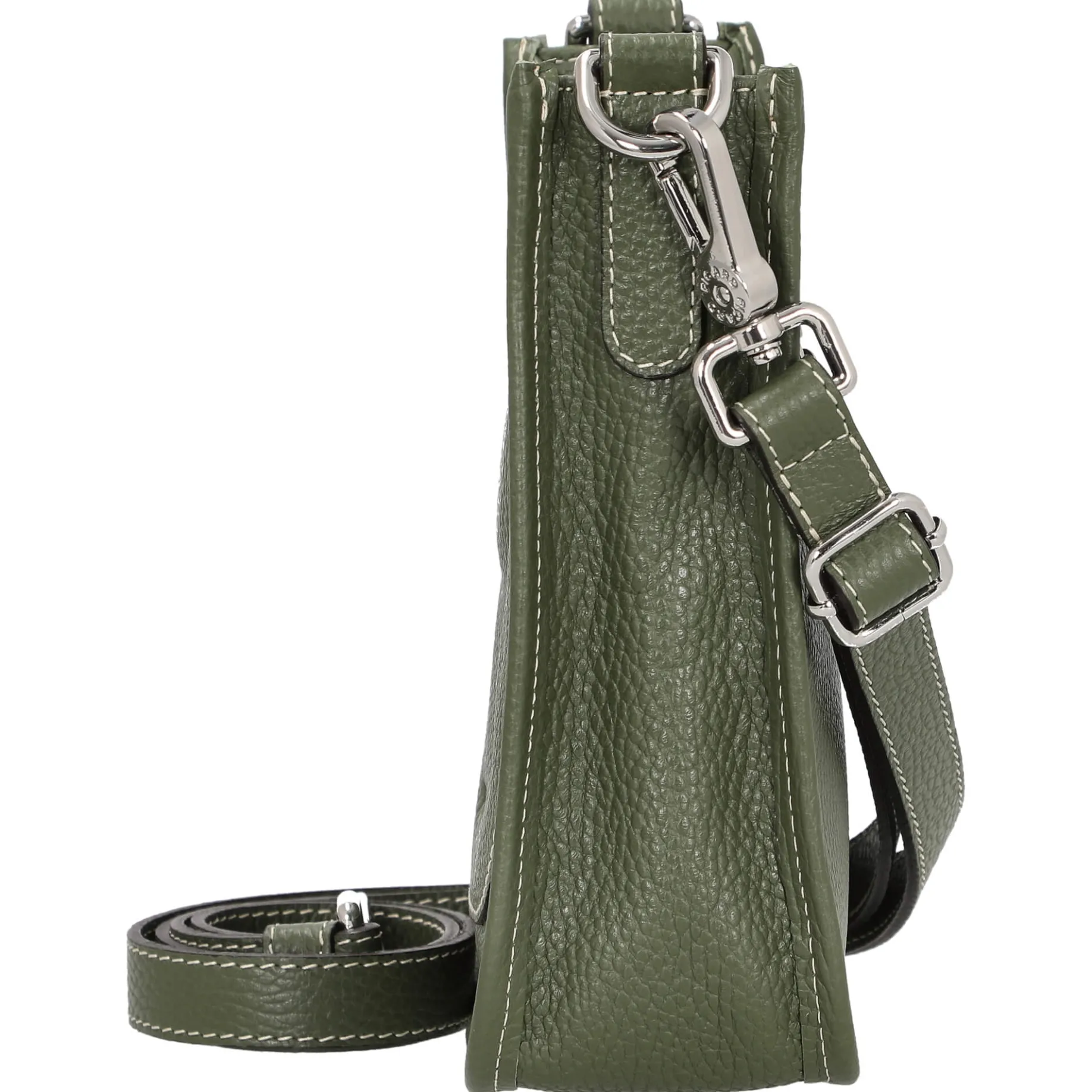 Kronberg - Umhängetasche 19 cm Rindsleder (pesto)