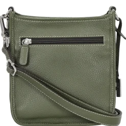 Kronberg - Umhängetasche 19 cm Rindsleder (pesto)