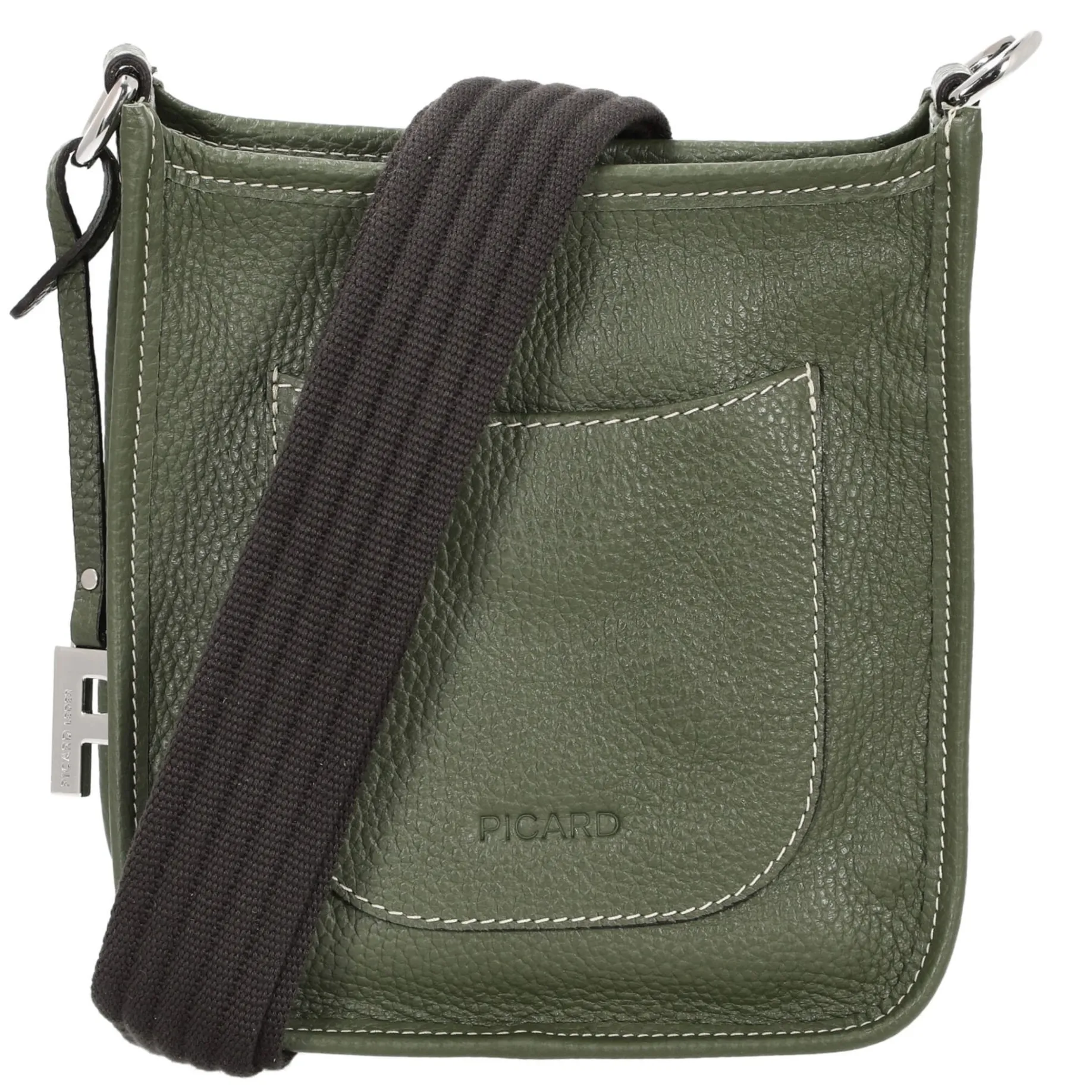 Kronberg - Umhängetasche 19 cm Rindsleder (pesto)